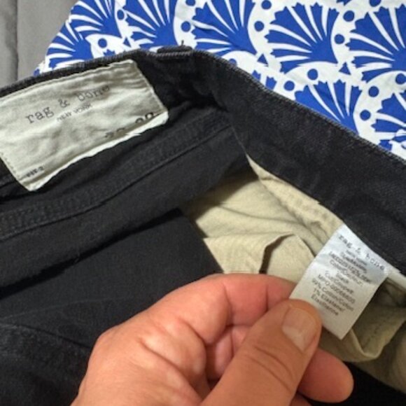 Rag and Bone Fit 2 in Black - Picture 4 of 4